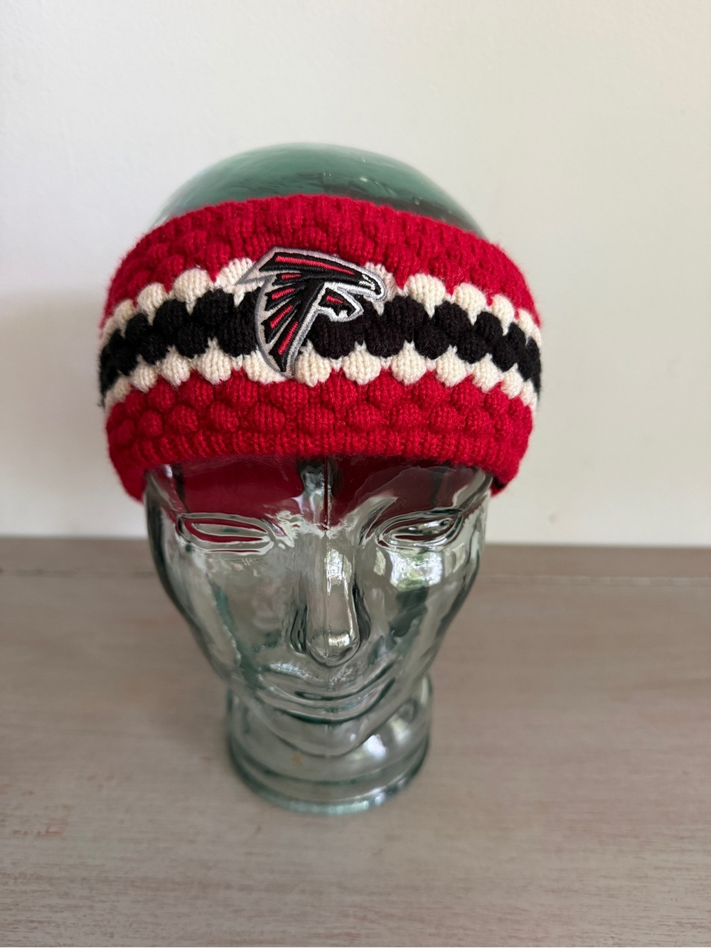 Atlanta Falcons '47 Brand Meeko Knit Headband Ear Warmer Throwback Logo NWT Red